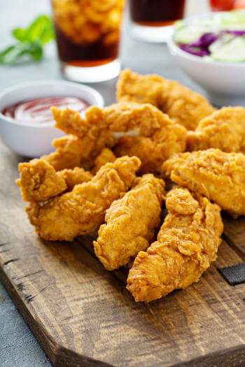 tasty chicken strips for lunch in York, PA