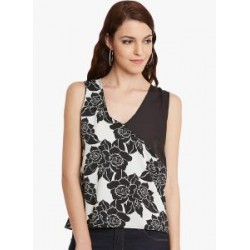 Black Printed Top